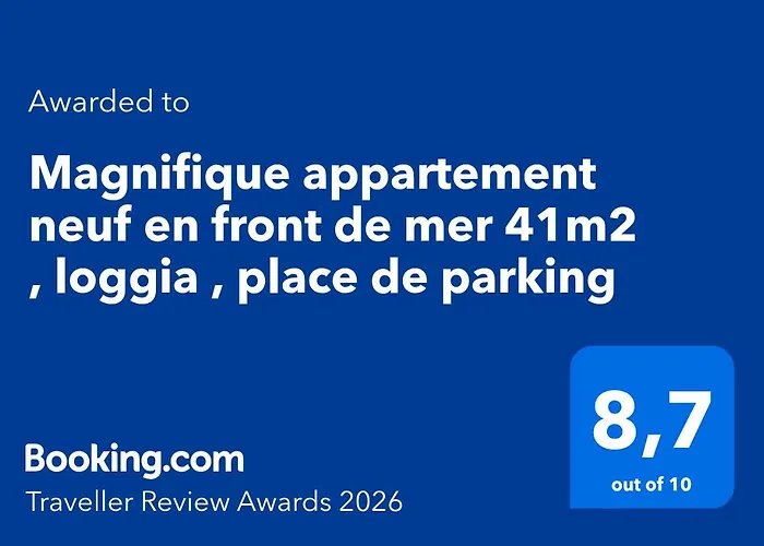 Magnifique Neuf En Front De 41m2 , Loggia , Place De Parking Apartamento