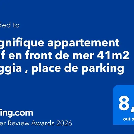 Magnifique Neuf En Front De 41m2 , Loggia , Place De Parking Apartamento